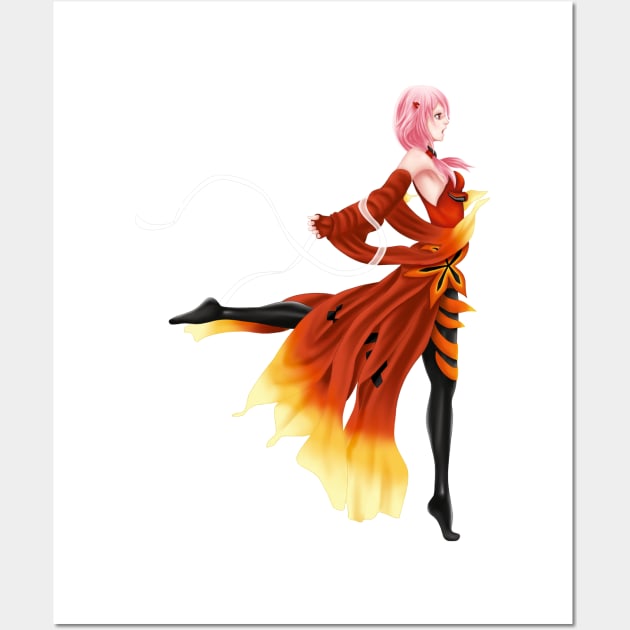 Inori Dancing Wall Art by Antonydraws